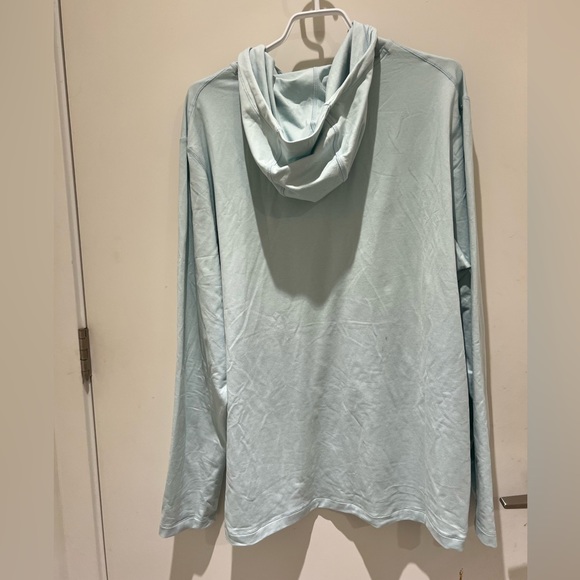 ⭐️Lululemon Soft Jersey Pullover Hoodie Heathered Sheer Blue Size XL⭐️ - Picture 8 of 10